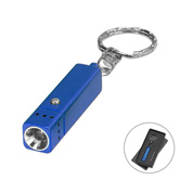 Taschenlampe 1 LED wei�, blau - Werbeartikel