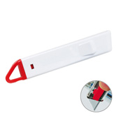 Papiermesser gro�, wei� - Werbeartikel