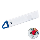 Papiermesser gro�, wei� - Werbeartikel