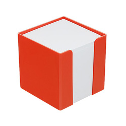 Zettelspeicher, orange - Werbeartikel