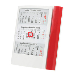 Exklusiver Tischkalender, wei� - Werbeartikel