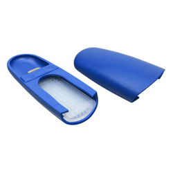 Designer-Flaschen�ffner und -schlie�er, blau - Werbeartikel