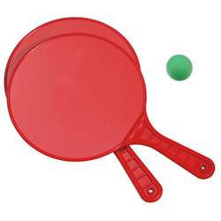 Beachball-Set, rot - Werbeartikel