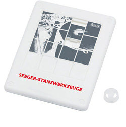 Schiebepuzzle, wei� - Werbeartikel
