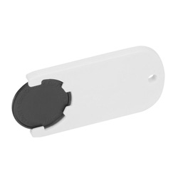 Chiphalter mit Chip, schwarz - Werbeartikel