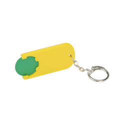 Chiphalter mit Chip, gr�n - Werbeartikel