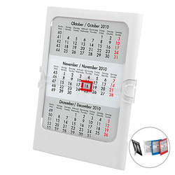 Tisch- und Wandkalender, wei� - Werbeartikel