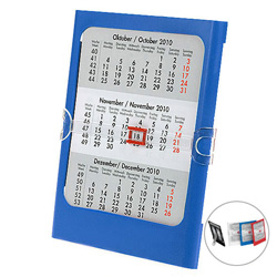 Tisch- und Wandkalender, blau - Werbeartikel