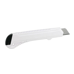 Papiermesser gro�, wei� - Werbeartikel
