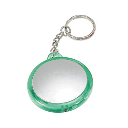 Taschenlampe 1 LED wei�, silber - Werbeartikel