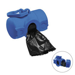 Gassi-Beutel DOG, blau - Werbeartikel