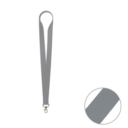 Schl�sselband Lanyard, Pantone Cool Grey 8 - Werbeartikel