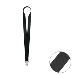 Schl�sselband Lanyard, schwarz - Werbeartikel