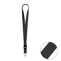 Schl�sselband Lanyard, schwarz - Werbeartikel