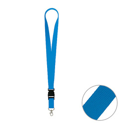 Schl�sselband Lanyard, Pantone Cyan - Werbeartikel