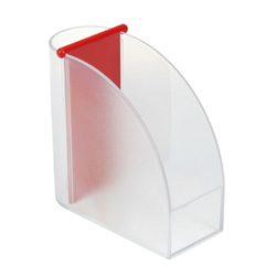 Designer-Zettelspeicher mit integriertem K�cher, gefrostet glask