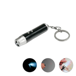 Taschenlampe 3in1, schwarz - Werbeartikel