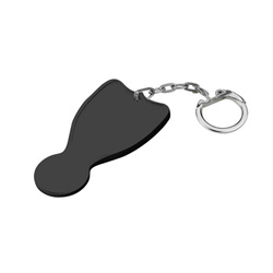 Einkaufswagenchip, schwarz - Werbeartikel