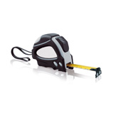 Ma�band Auto-Stopp, 3m/16mm, grau - Werbeartikel