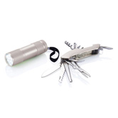 Quattro Outdoor Set, silber - Werbeartikel