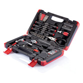 Tool Pro Deluxe Werkzeugbox, rot - Werbeartikel
