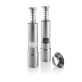 Salz- und Pfefferm�hle Helix, silber - Werbeartikel