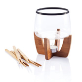 Cocoa Schokoladenfondue Set, schwarz - Werbeartikel