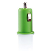 USB Mikro-Ladeger�t, gr�n - Werbeartikel