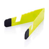 Faltbarer Handyhalter , limone - Werbeartikel