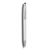 Metis Kugelschreiber mit integriertem Touch-Pen, silber - Werbeartikel