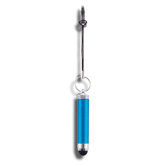 Kugelschreiber Schl�sselanh�nger mit Touchpen, blau - Werbeartikel