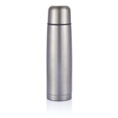 Isolierflasche Mono, grau - Werbeartikel