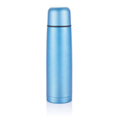Isolierflasche Mono, blau - Werbeartikel