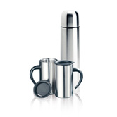 Executive Getr�nkeset, schwarz - Werbeartikel