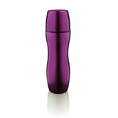 Wave Med Isolierflasche, violett - Werbeartikel