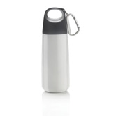 Bopp Mini-Trinkflasche mit Karabiner, wei� - Werbeartikel