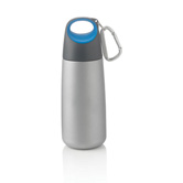 Bopp Mini-Trinkflasche mit Karabiner, blau - Werbeartikel