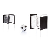 Strand Fu�ball Set , schwarz - Werbeartikel