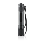 Massiv Taschenlampe klein, schwarz - Werbeartikel
