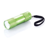 Quattro Aluminiumtaschenlampe, gr�n - Werbeartikel