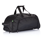 Wochenendtasche Florida mit Trolley, schwarz - Werbeartikel
