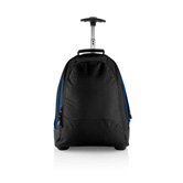Business Rucksack mit Trolley, blau - Werbeartikel