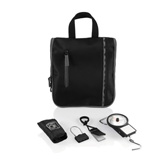 Reiseaccessoire Deluxe, schwarz - Werbeartikel