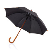Deluxe 23 Zoll Regenschirm Classic, schwarz - Werbeartikel