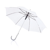Deluxe 23 Zoll Regenschirm Alu, wei� - Werbeartikel
