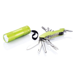 Quattro Outdoor Set, gr�n - Werbeartikel