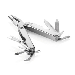 Mini Multitool, silber - Werbeartikel