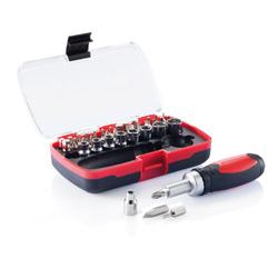 Bitset Tool Pro XL, rot - Werbeartikel