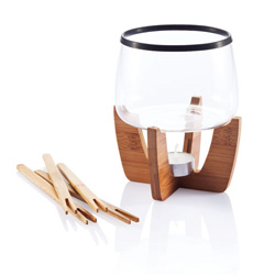 Cocoa Schokoladenfondue Set, schwarz - Werbeartikel