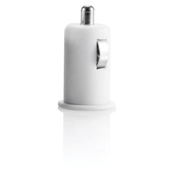 USB Mikro-Ladeger�t, wei� - Werbeartikel